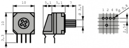 FR01KR16H-ST-082B, Switch Through Hole THT, NKK Switches (NIKKAI, Nihon)