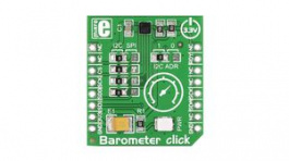 MIKROE-1817, Barometer Click Pressure Sensor Module 3.3V, MikroElektronika