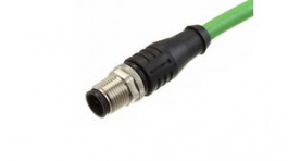 130048-0296, Sensor Cable M12 Plug-Pigtail 10m 1.5A 4 Poles, Molex