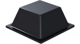 RND 455-00523, Self-Adhesive Bumper 12.6 mm x 12.6 mm x 5.8 mm, Black, RND Components