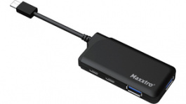 MX-UD1, Type C Portable Hub USB 3.1 Gen 1 4x, Maxxtro