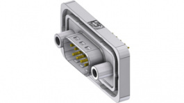 DTSWM09PY/2M95UN, D-Sub Connector Male 9P IP 68, Deltron swiss