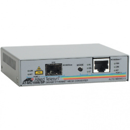 AT-MC1008/SP, Converter RJ45 1000-SFP Slot, Allied Telesis