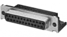 3-1634586-2, D-Sub socket 25 female solder pcb tht/90deg., TE Connectivity