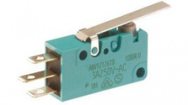 ABV1212618, Микропереключатель SNAP ACTION; с рычагом; SPDT; 3A/250ВAC; IP67, Panasonic