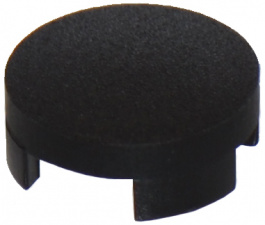 1SS09-08.0, Cap round black, MEC