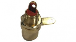 RND 205-00988, Socket RCA Panel Connector, Red, RND Connect