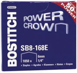 SB8-168E, BOSTITCH paper clip SB-8 6 mm, Bostitch
