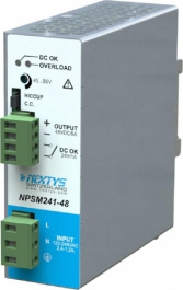 NPSM241-48, Premium Power Supply 1Ph, 240W\\In: 120-240Vac, Out: 48Vdc/5A, NEXTYS