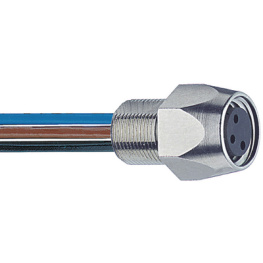 RKMF 4/0,5 M, Panel mount connector M8 + cable, Lumberg Automation (Belden brand)