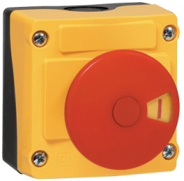 LBX14201, Emergency Stop Mushroom Button, Complete, 1 Break Contact (N, Baco