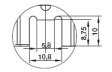 KL-197/25,4/SW Радиатор: штампованный; ребристый; черный; L: 25,4мм; W: 35мм