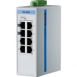 EKI-5528, Industrial Ethernet Switch 8x 10/100 RJ45, Advantech