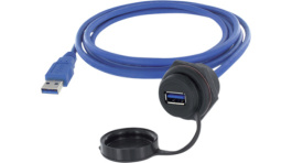 1310-1025-02, Кабель / адаптер; гнездо USB A, вилка USB A; 1310; V: USB 3.0, Encitech Connectors