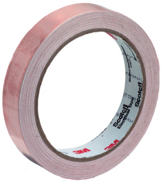 1181 25MMX16.5M, Conductive Copper Tape 25 mmx16.5 m, 3M