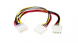 PYO2L, Power Splitter Cable 230mm Multicolour, StarTech.com