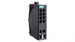 EDS-2010-ML-2GTXSFP, Industrial Ethernet Switch 10 RJ45/SFP IP30, Moxa