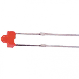 L-2060HD, LED; 1,8мм; красный; 3,2мкд; 70°; 2?2,5В; Поверхность: выпуклая, Kingbright