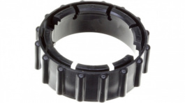 213810-1, Connector Ring Coupling Ring Size 17 Polyester Black AMP CPC Series, TE Connectivity