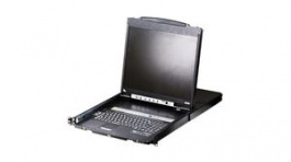 CL5808N D, 19^ LCD Dual Rail KVM Switch SPHD/VGA, Aten
