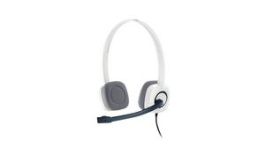 981-000350, Headset, H150, Stereo, On-Ear, 20kHz, Stereo Jack Plug 3.5 mm, White, Logitech