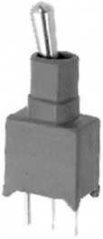 TL39P015000, Miniature Toggle Switch, On-Off-On, Soldering Pins, Straight, APEM