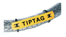 TIPTAG11X65YE-PO-YE [190 шт], Identification Tag, Polyolefin, 11 x 65mm, 190pcs, Yellow, HellermannTyton