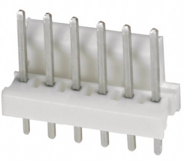 640456-6, Гнездо; провод-плата; "папа"; PIN:6; 2,54мм; THT; MTA-100; луженые, TE Connectivity
