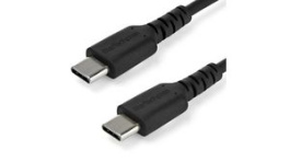 RUSB2CC2MB, Charging Cable USB-C Plug - USB-C Plug 2m Black, StarTech.com