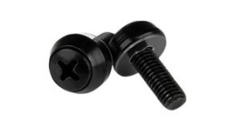 CABSCRWSM62B, Mounting Screws, Pack of 100 Pieces, M6, 16mm, Steel, StarTech.com