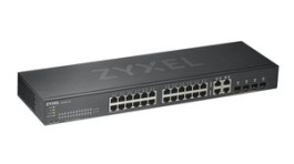 GS1920-24V2-EU0101F, Ethernet Switch, RJ45 Ports 28, 1Gbps, Managed, ZYXEL