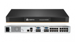 AV3108-201, 8-Port Rack Mount KVM Switch, 11x RJ45, UK, VGA, USB-A, Vertiv