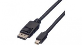 11.04.5634, Mini DisplayPort-DisplayPort Cable Black 1 m, Roline