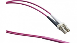 LKD9A1117970000, Fibre optic cable 50/125um OM4 LC/LC 2 m Violet, Leoni Kerpen