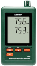 SD500, Регистратор: температуры и влажности; LCD 60x50мм; 0?50°C, Extech