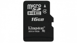 SDC4/16GBSP, MicroSDHC Card, 16 GB, Kingston