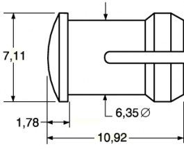 SQB 400YTP, LED lenses yellow 5 mm, VCC (VISUAL COMMUNICATIONS COMPANY)