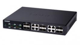 QSW-1208-8C, Ethernet Switch, RJ45 Ports 8, Fibre Ports 12SFP+, 10Gbps, Unmanaged, Qnap