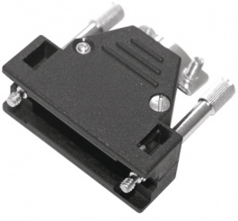 ED-D25T-K, D-Sub plastic hood Poles 25, Encitech Connectors