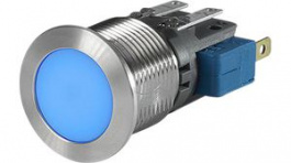 3-102-642, Pushbutton Switch, Vandal Proof 16 mm 250 VAC 10 A 1 Change-Over (CO), Schurter