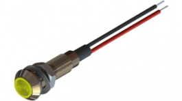 604-325-23, LED Indicator, yellow, 308 mcd, 24...28 VDC, Marl