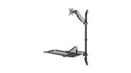 DA-90372, Single Monitor / Keyboard Wall Mount, 32", 75x75/100x100, 8kg, DIGITUS