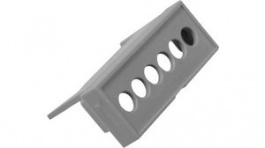 CNMB/2/TG508, Terminal Guard 5.08mm Drilled Holes Size 2 35.5mm Polycarbonate Light Grey, CamdenBoss