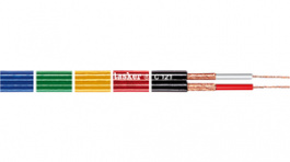 C121 BLACK [100 м], Audio cable&nbsp;&nbsp; 2 x0.25 mm2 black, Tasker