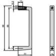 10501-003 Front handle