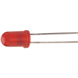 HLMP-4700-C00B2, LED; в корпусе; красный; 5мм; Кол-во диод: 1; 2мА; 50°; 1,7?2В, Broadcom (Avago)
