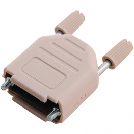 DPPK09-LG-K, Корпус: для разъемов D-Sub; D-Sub HD 15pin, D-sub 9pin; прямой, Encitech Connectors