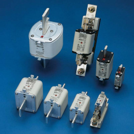 2043913.100, NH gG AC 500 V LV-Fuse-Link with Knife contacts 100A, Siba