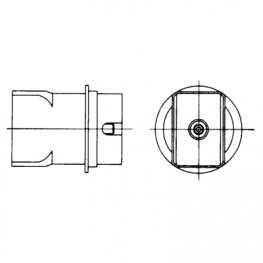 ND20, Hot Air Nozzle, 21.5 mm x 14.8 mm, Weller