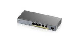 GS1350-6HP-EU0101F, Network Switch 5x 10/100/1000 Unmanaged, ZYXEL